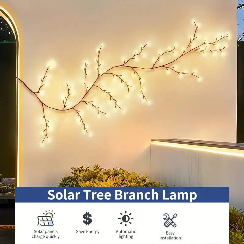 Solar 96LED Willow Vine Lights