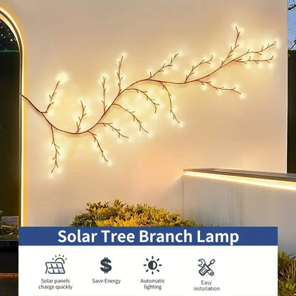 Solar 96LED Willow Vine Lights