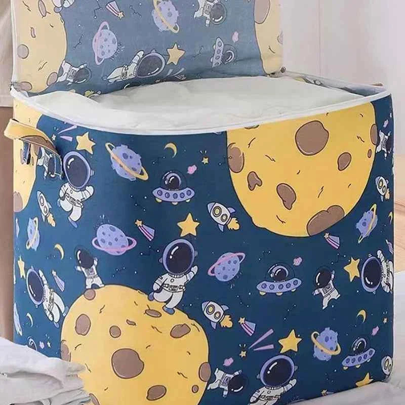 Cute Teddy Bear Clothes Storage Bin