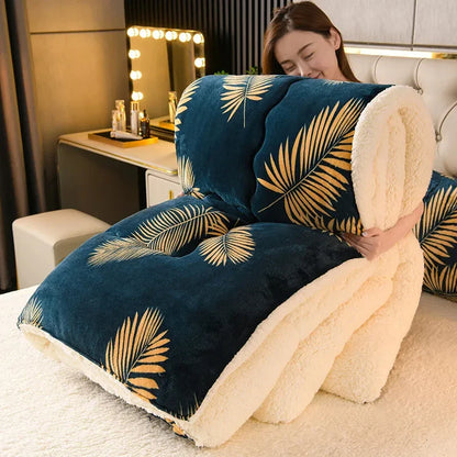 Winter Thick Quilt Blanket