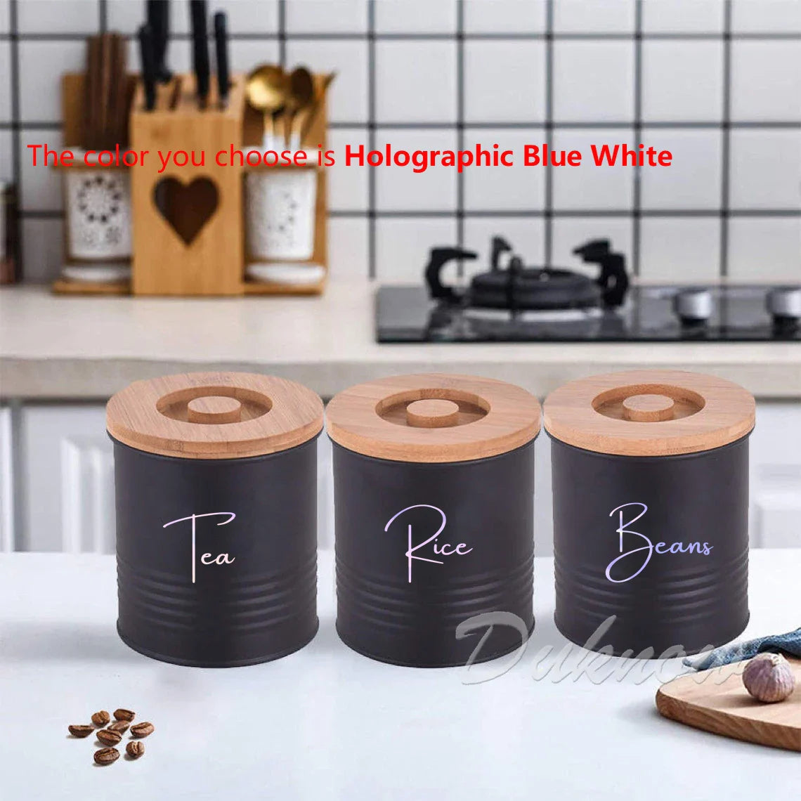 Kitchen Canister Labels Sticker Set