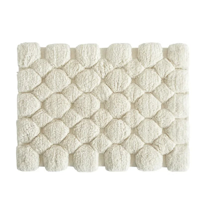 Ivory Cotton Bath Rug Set