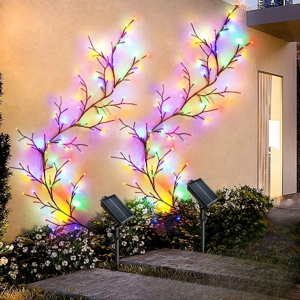 Solar 96LED Willow Vine Lights