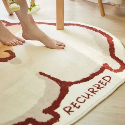 Cartoon Corgi Bathroom Floor Mat