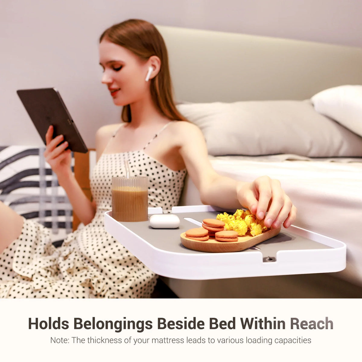 Bedside Shelf Storage Tray
