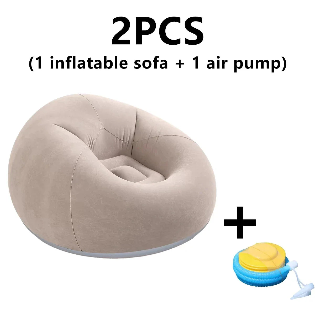 Inflatable PVC Sofa with Air Pump