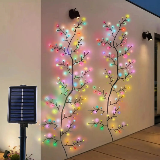 Solar 96LED Willow Vine Lights