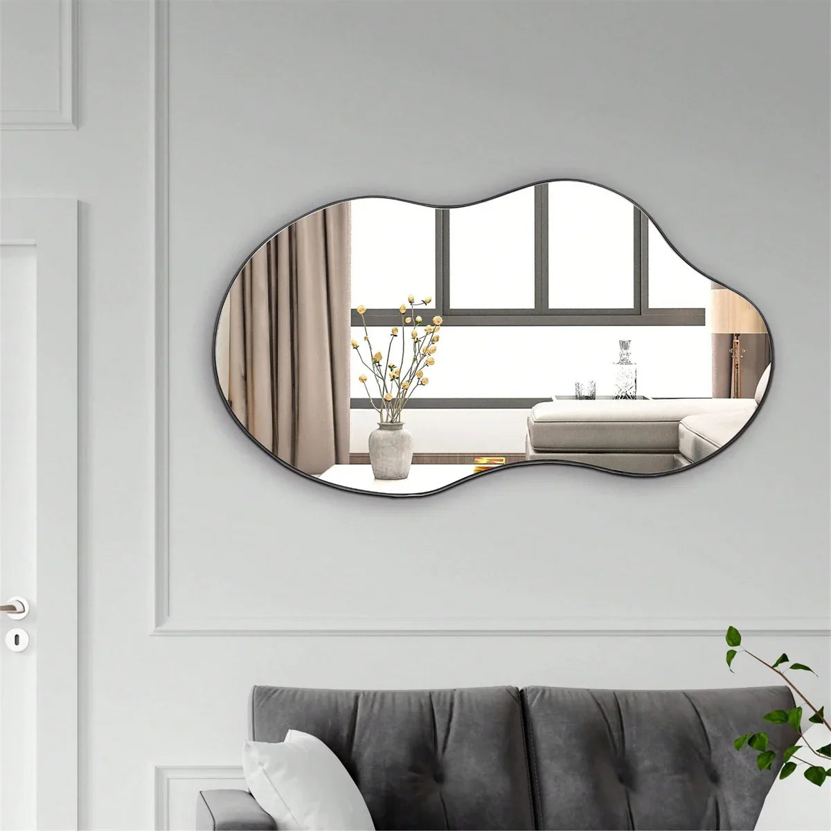 Irregular Cloud Wall Mirror