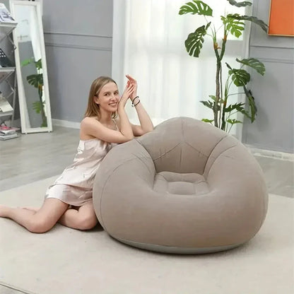 Inflatable PVC Sofa with Air Pump