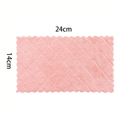 10pcs Microfiber Double-Sided Kitchen Cleaning Towels