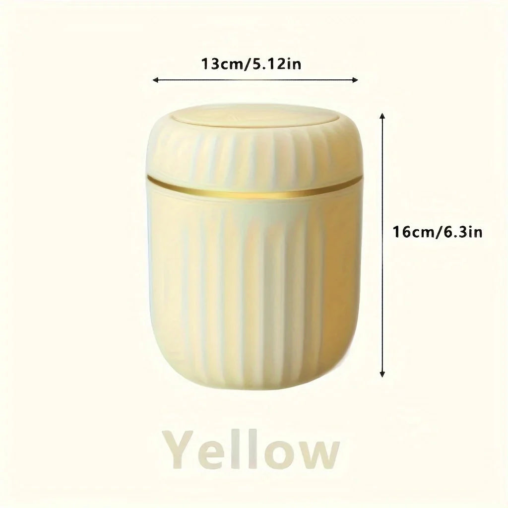 Mini Desktop Trash Can With Lid