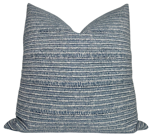Saqqara Atlantic Blue Pillow Cover