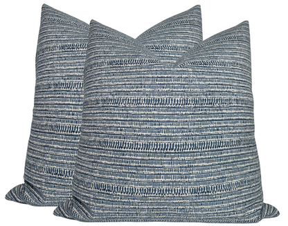 Saqqara Atlantic Blue Pillow Cover