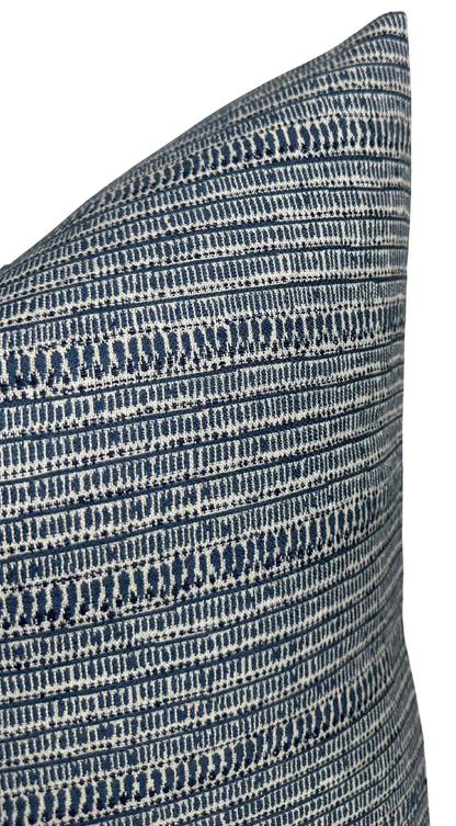 Saqqara Atlantic Blue Pillow Cover