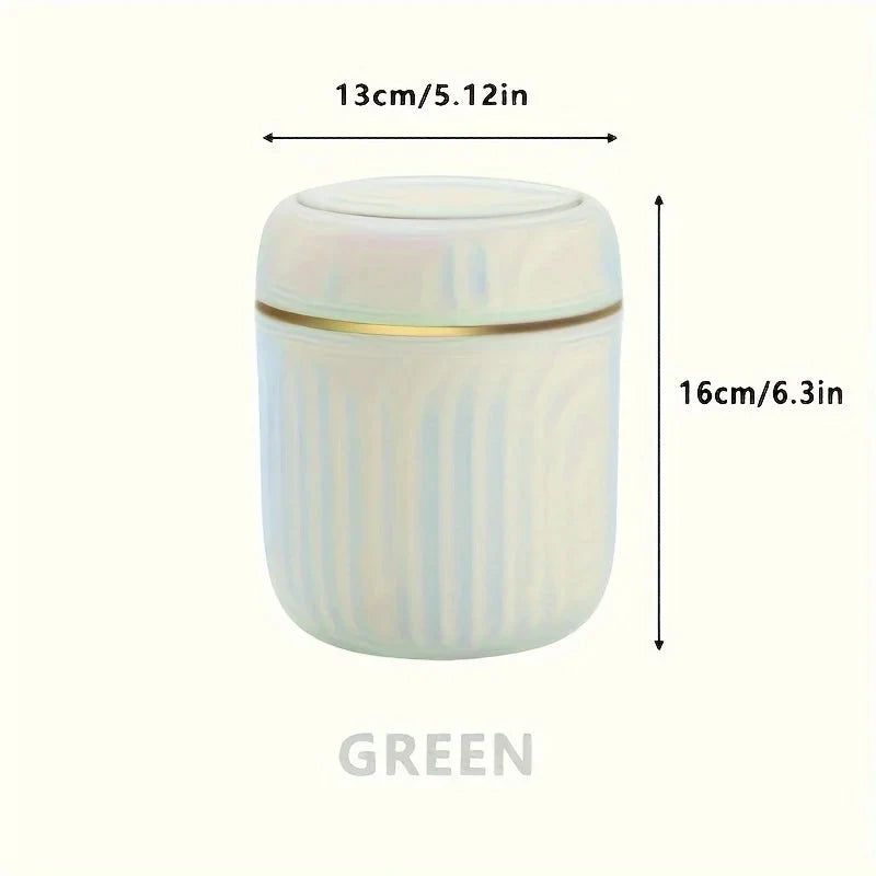 Mini Desktop Trash Can With Lid