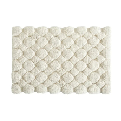 Ivory Cotton Bath Rug Set