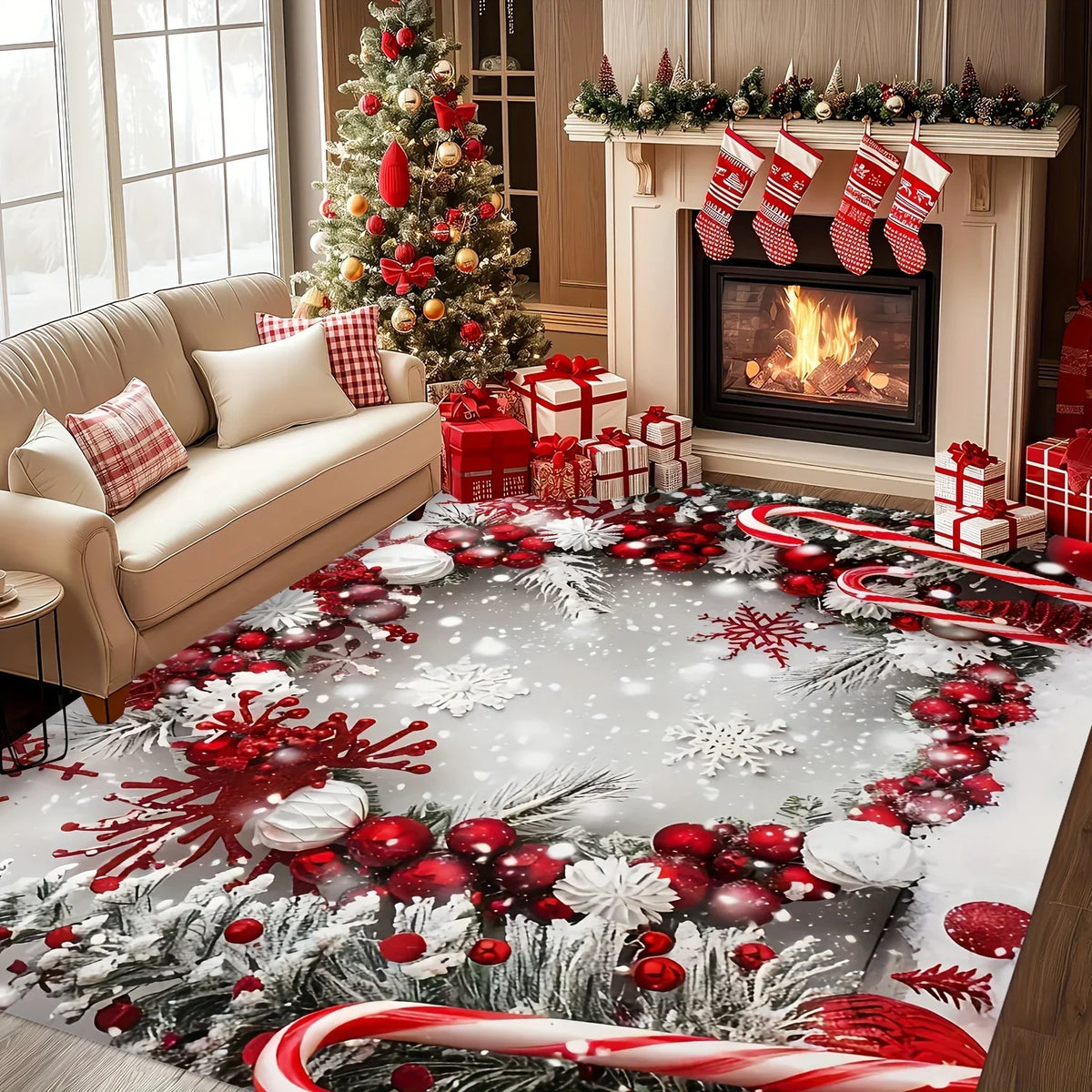 Christmas Festive Area Rug