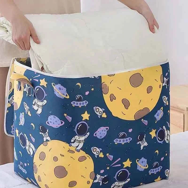 Cute Teddy Bear Clothes Storage Bin