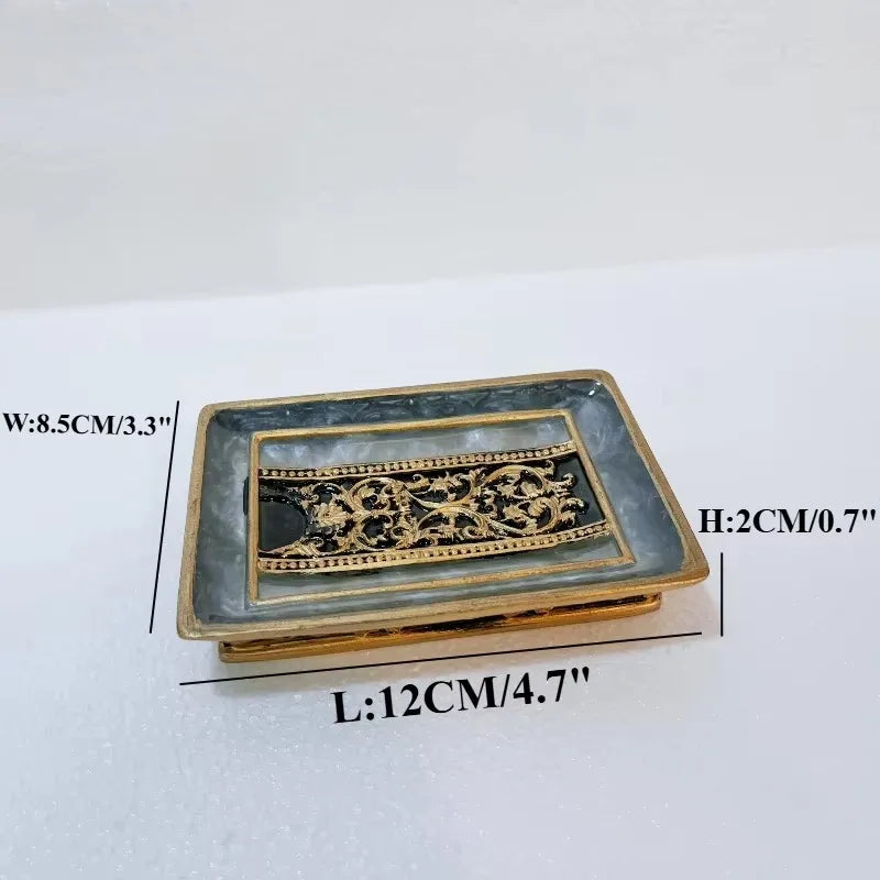 Resin Bathroom Vanity Accessories Set