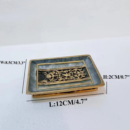Resin Bathroom Vanity Accessories Set