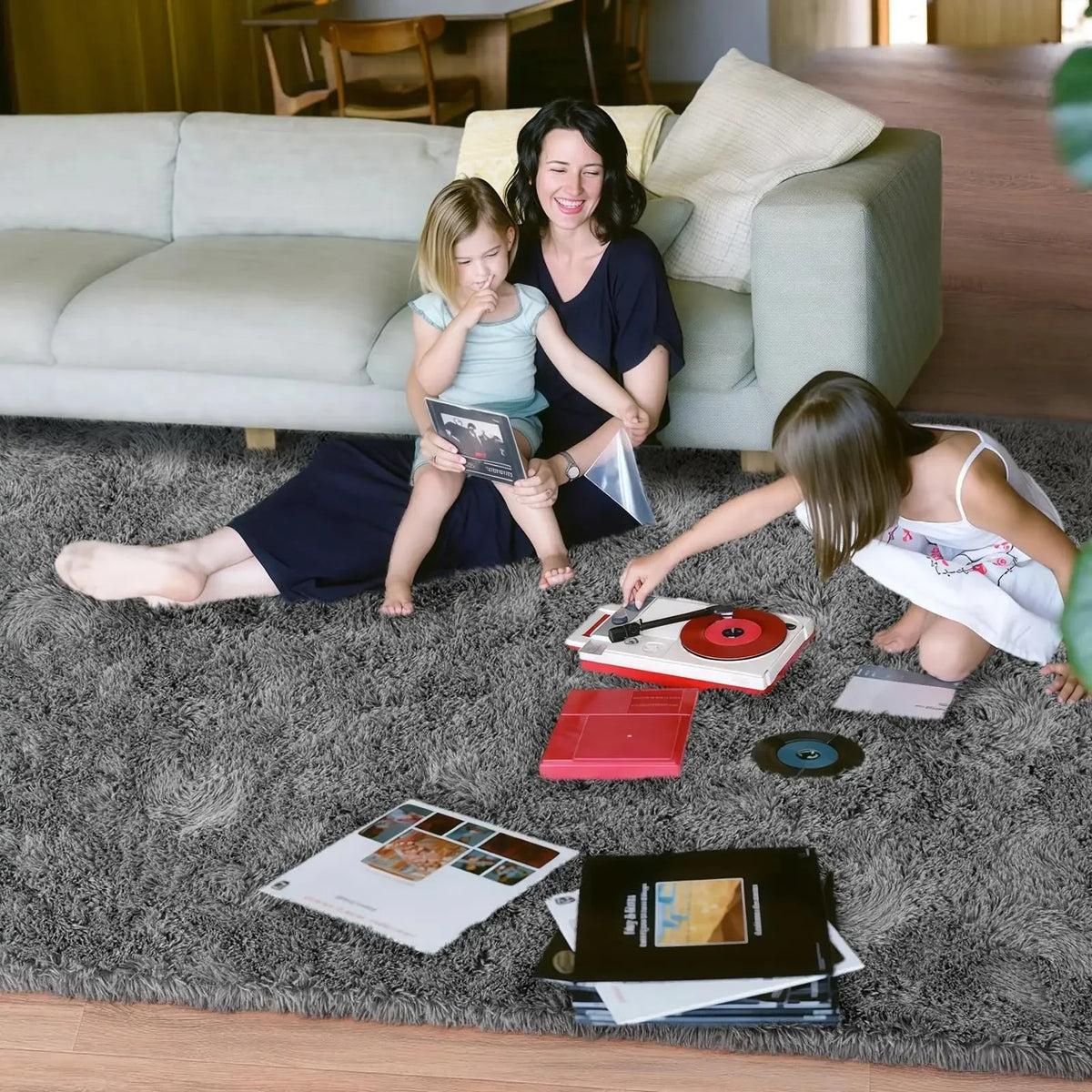 Minimalist Shaggy Area Rug