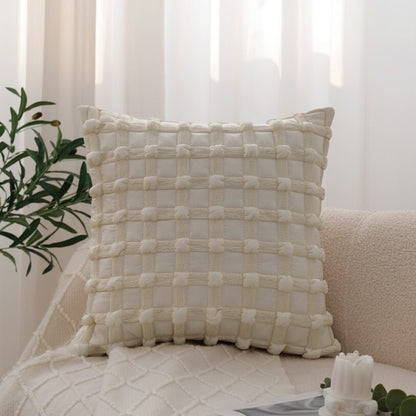 Sage Green & Ivory Plush Throw Pillow Set
