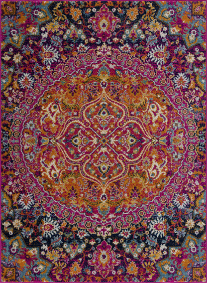 Burnt Orange Ojus Area Rug