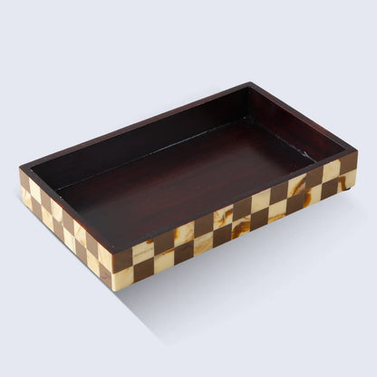 Bathroom Catchall Parlour Gambit Vanity Tray Organizer