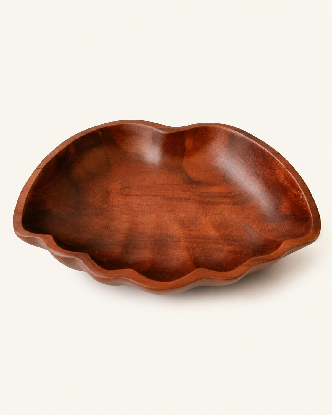 Natural Wooden Decorative Serving Bowl