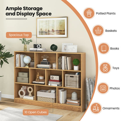 41-Inch Wooden Toy Storage Organizer