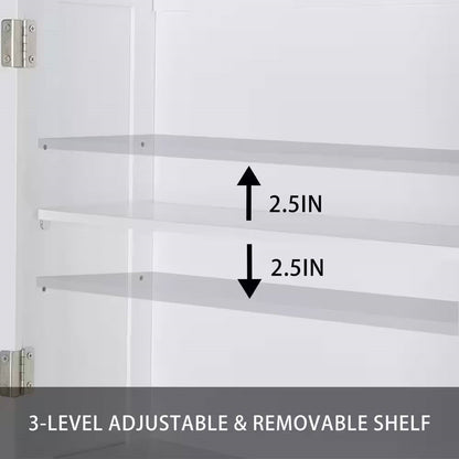 Over The Toilet Bathroom Storage Shelving Unit