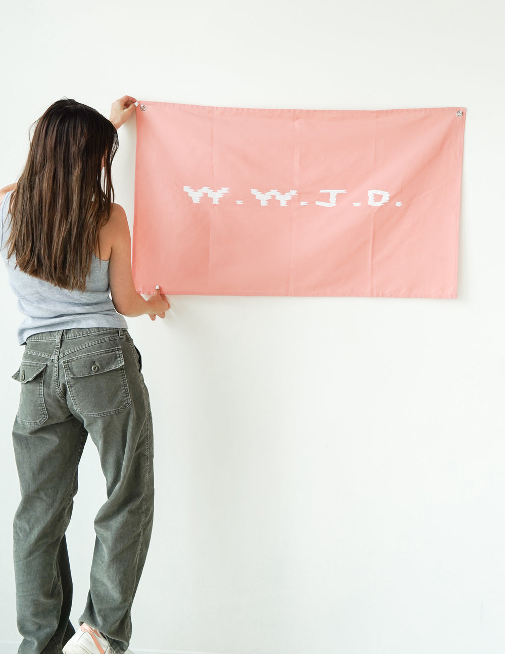 WWJD Tapestry Inspirational Wall Hanging