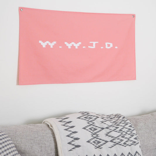 WWJD Tapestry Inspirational Wall Hanging