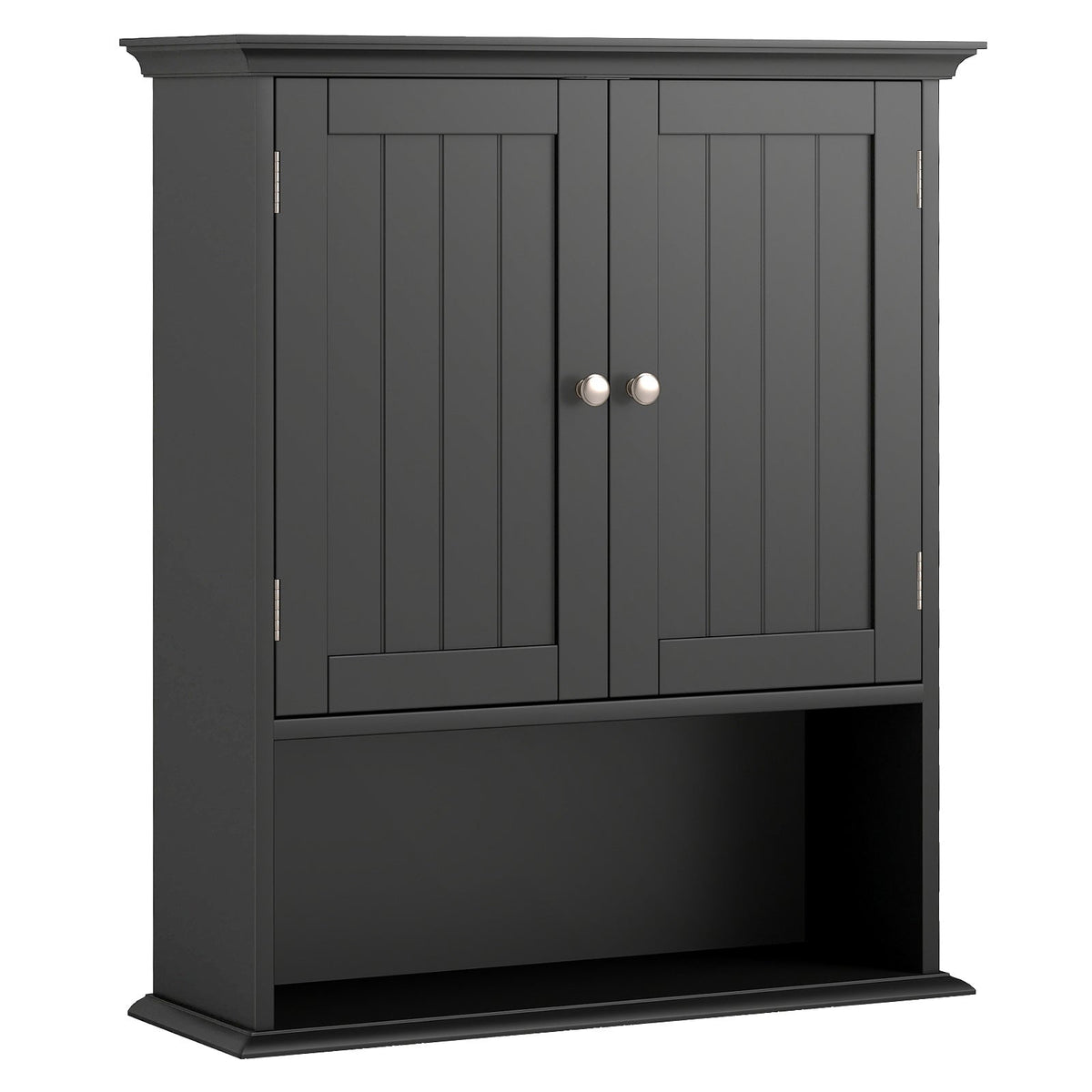 Wall Mount Bathroom Cabinet with Doors & Shelves