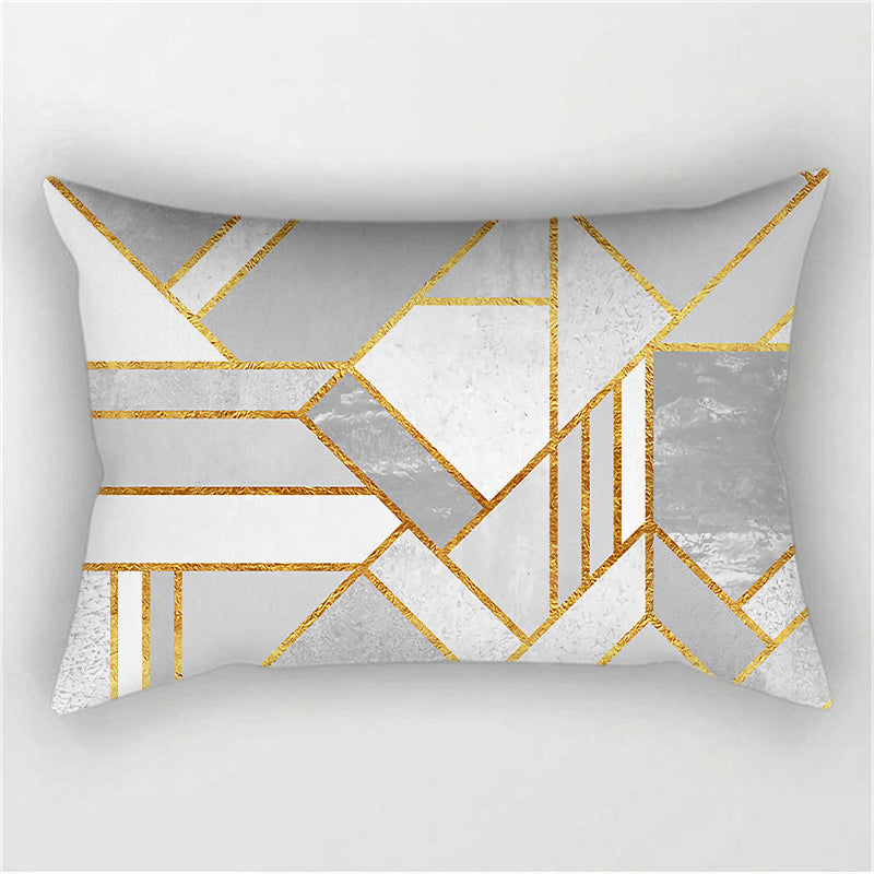 Fancy & Stacy Geometric Throw Pillow Cover
