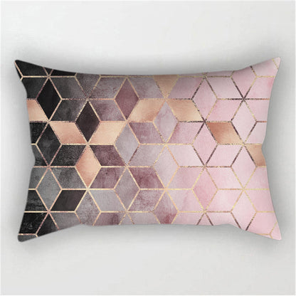 Fancy & Stacy Geometric Throw Pillow Cover