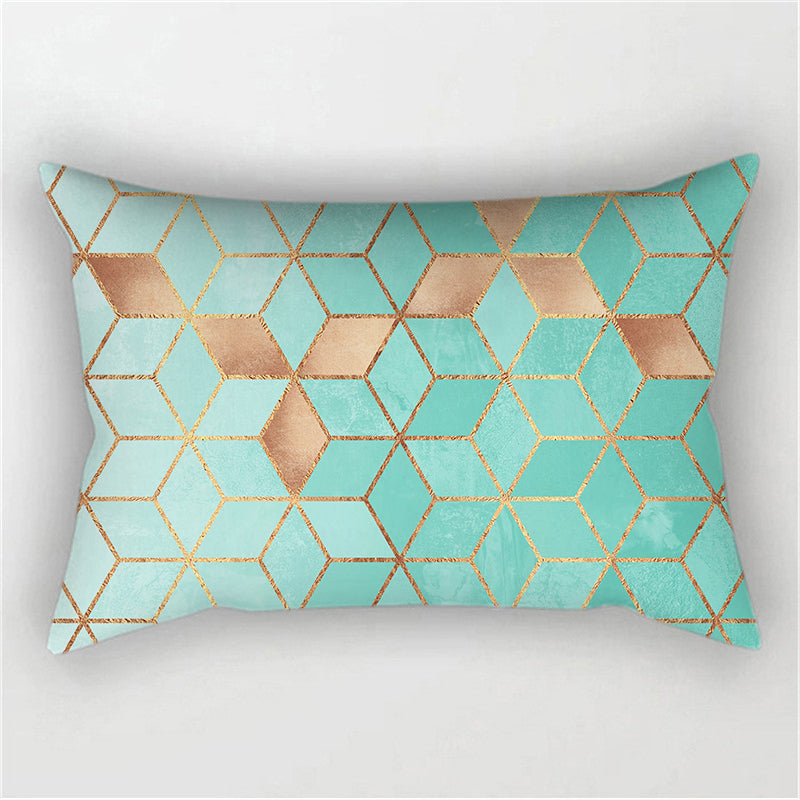 Fancy & Stacy Geometric Throw Pillow Cover