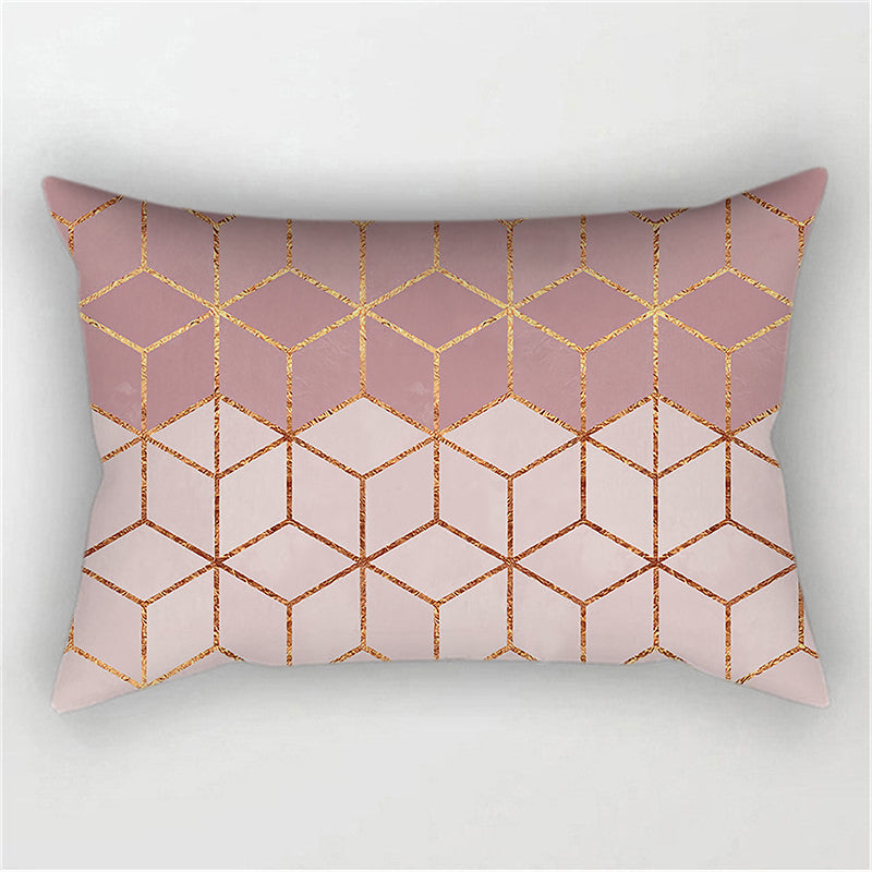 Fancy & Stacy Geometric Throw Pillow Cover