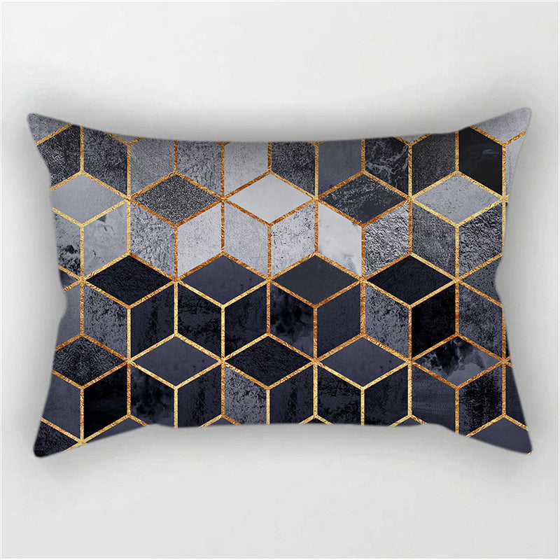 Fancy & Stacy Geometric Throw Pillow Cover