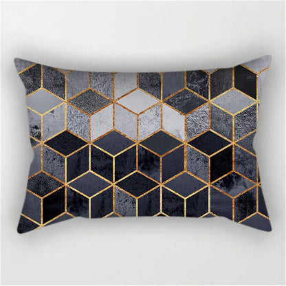Fancy & Stacy Geometric Throw Pillow Cover