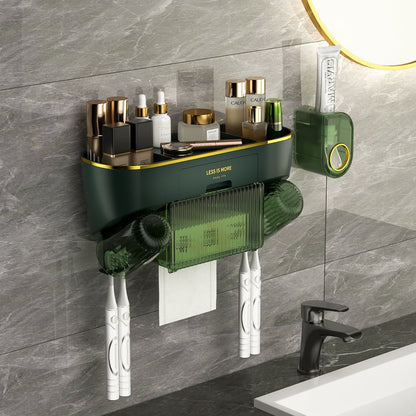 Perforation-Free Electric Toothbrush Holder