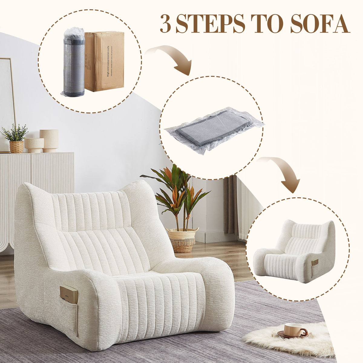 Memory Foam Lounge Sofa