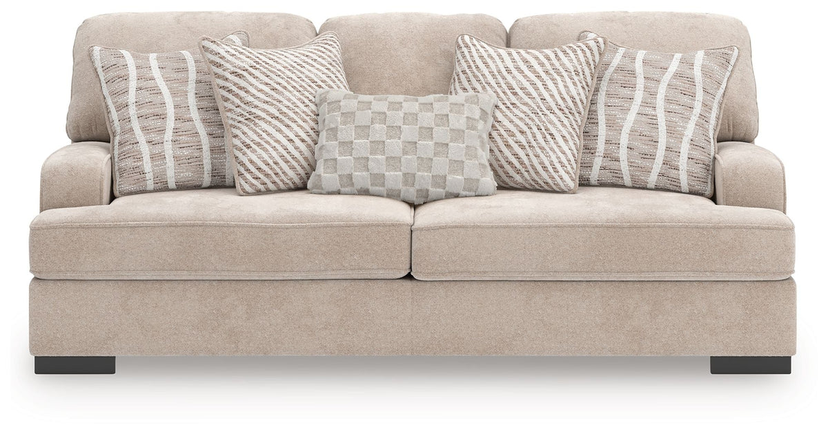 High Profile Taupe Sofa
