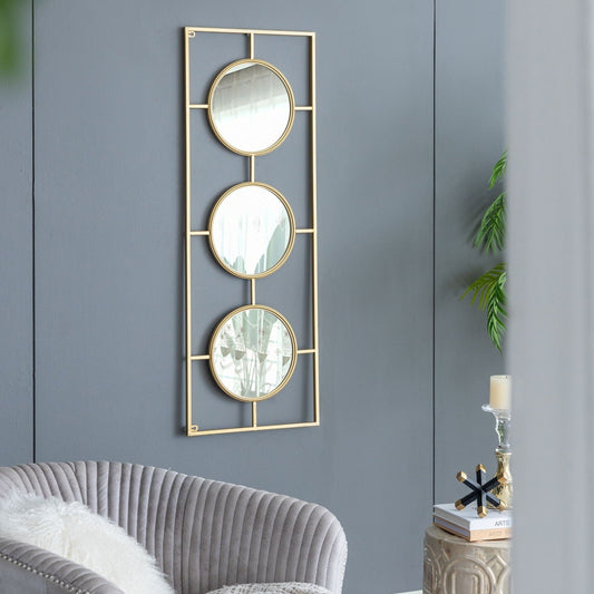 3-Piece Rectangular Wall Mirror Set