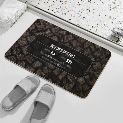 Skyrim Elder Scrolls Bathroom Rug