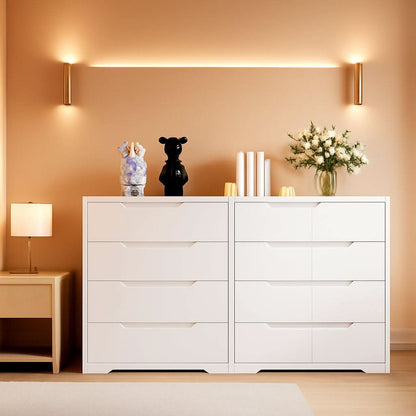 White 4 Drawer Dresser