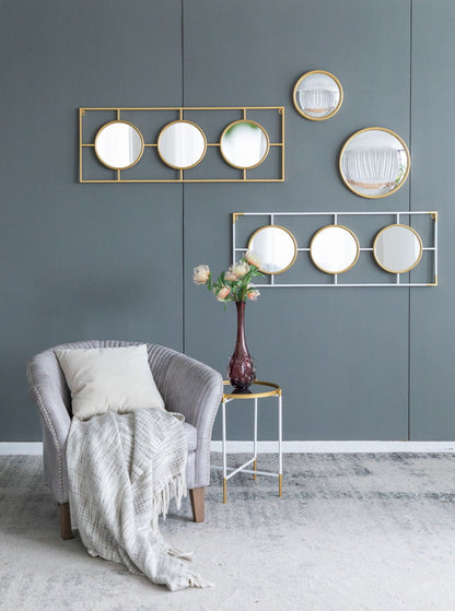 3-Piece Rectangular Wall Mirror Set