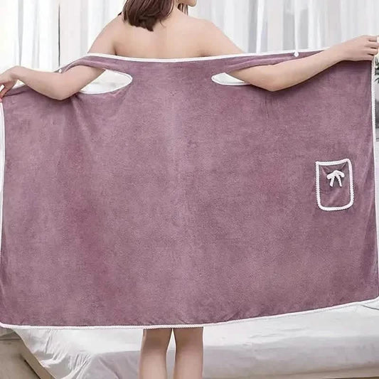 Bowknot Wearable Bath Towel