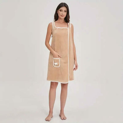 Bowknot Wearable Bath Towel