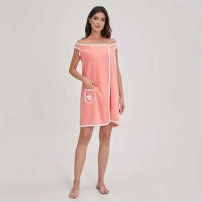 Bowknot Wearable Bath Towel